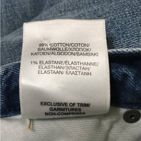 Silver Jeans Company Vintage Ankle Sraight W29/L27 Distressed Frayed Step Hem - Picture 5 of 7